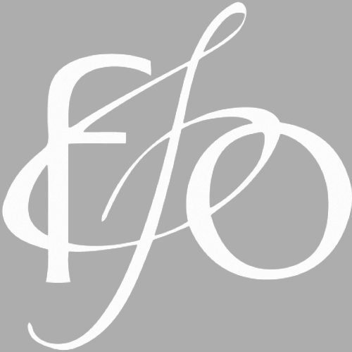 FSO white logo on gray background